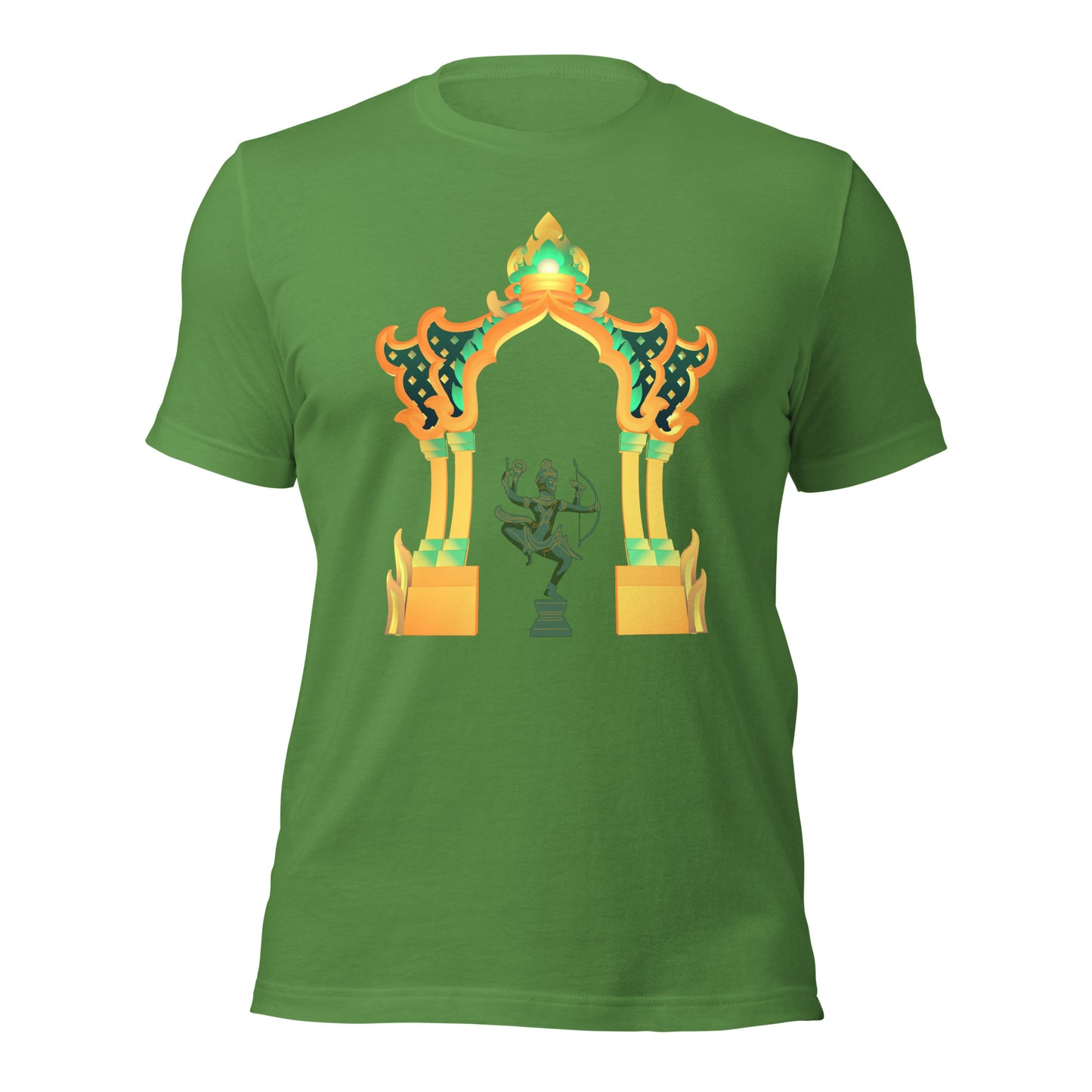 Cambodia Royal Archway Heritage Khmer Art T Shirt Graphic Tee by Passport Outfitters