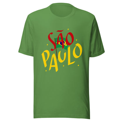 São Paulo Brasil T-Shirt | Brazilian Flag Travel Graphic Tee by Passport Outfitters