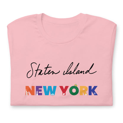Staten Island New York Unisex t-shirt by Passport Outfitters