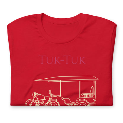 Tuk-Tuk Travel Tee – Crimson & Cream Edition by Passport Outfitters by Passport Outfitters