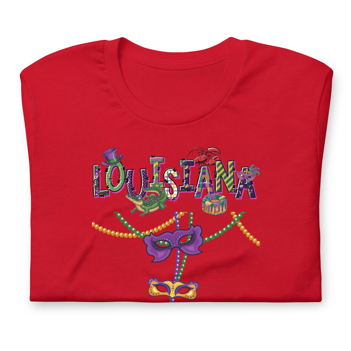 Louisiana Mardi Gras Unisex t-shirt by Passport Outfitters