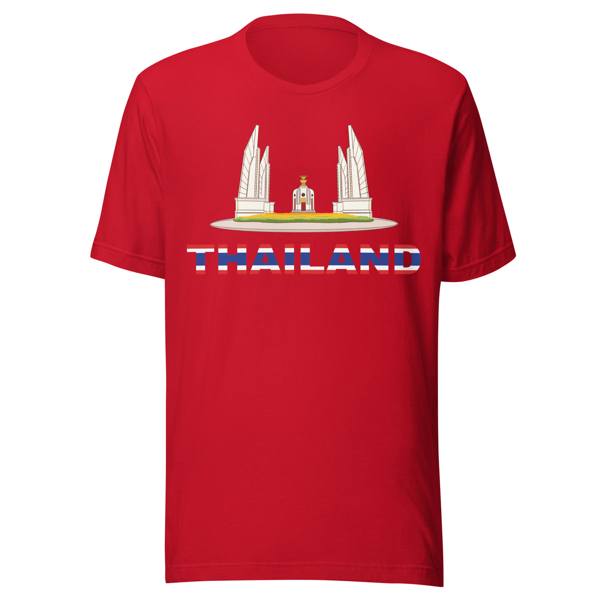 Thailand Democracy Monument Unisex t-shirt by Passport Outfitters