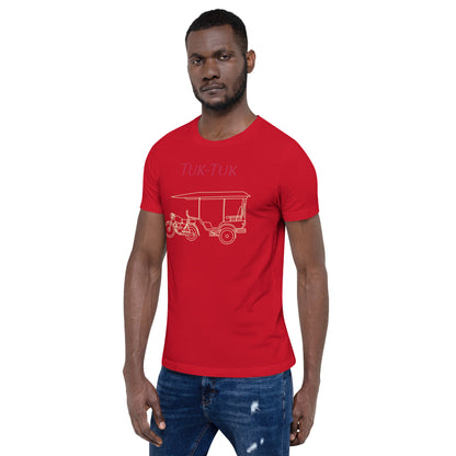 Tuk-Tuk Travel Tee – Crimson & Cream Edition by Passport Outfitters by Passport Outfitters