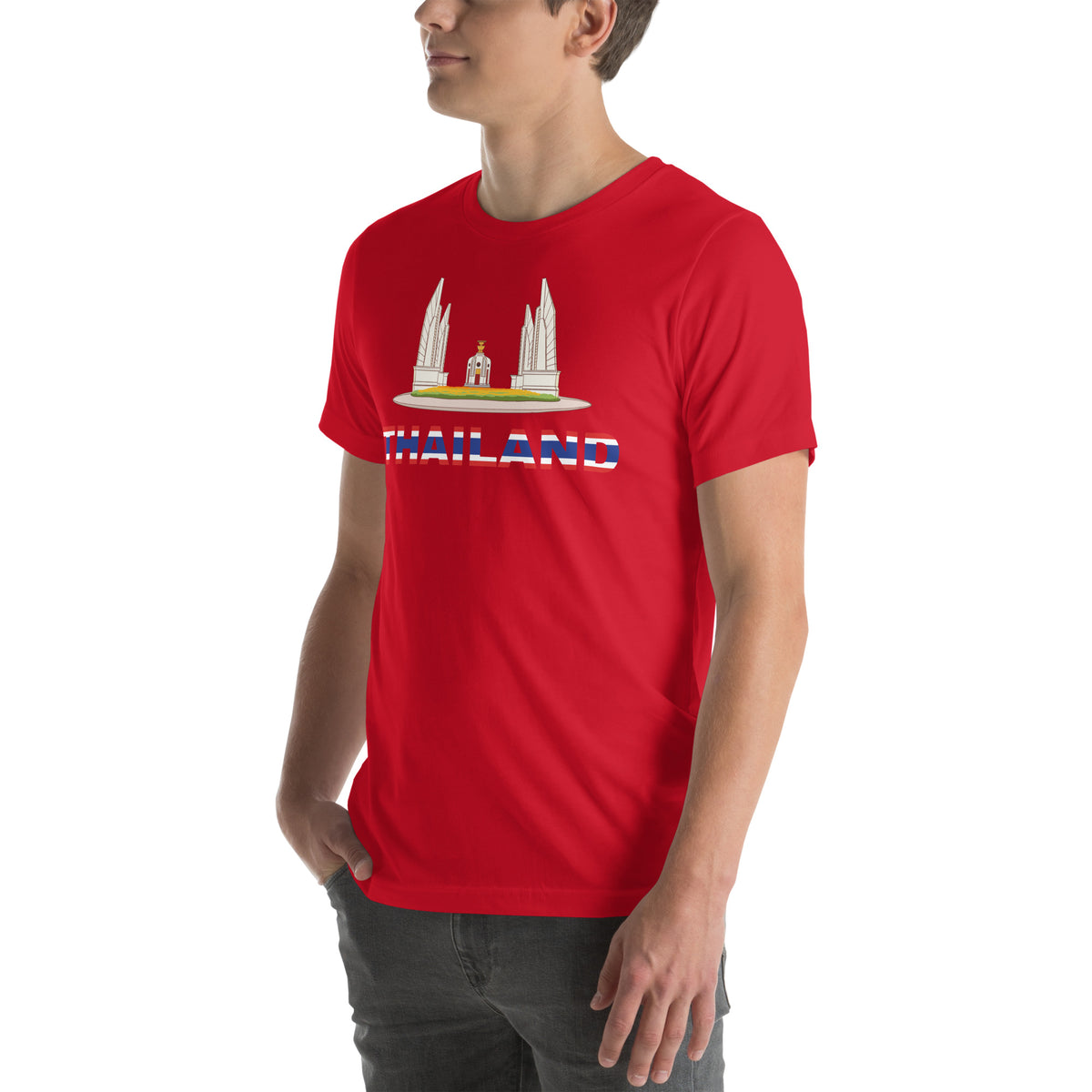 Thailand Democracy Monument Unisex t-shirt by Passport Outfitters