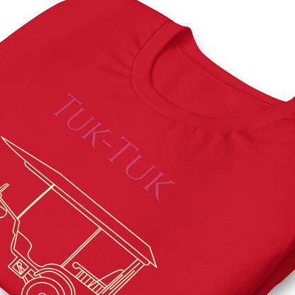 Tuk-Tuk Travel Tee – Crimson & Cream Edition by Passport Outfitters by Passport Outfitters