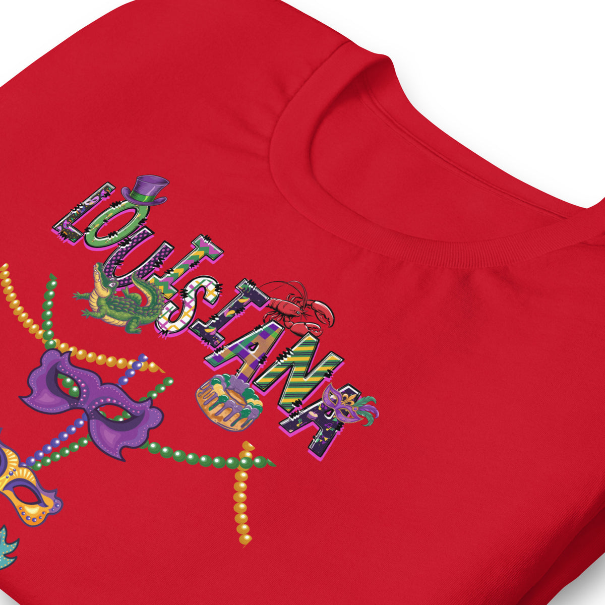 Louisiana Mardi Gras Unisex t-shirt by Passport Outfitters