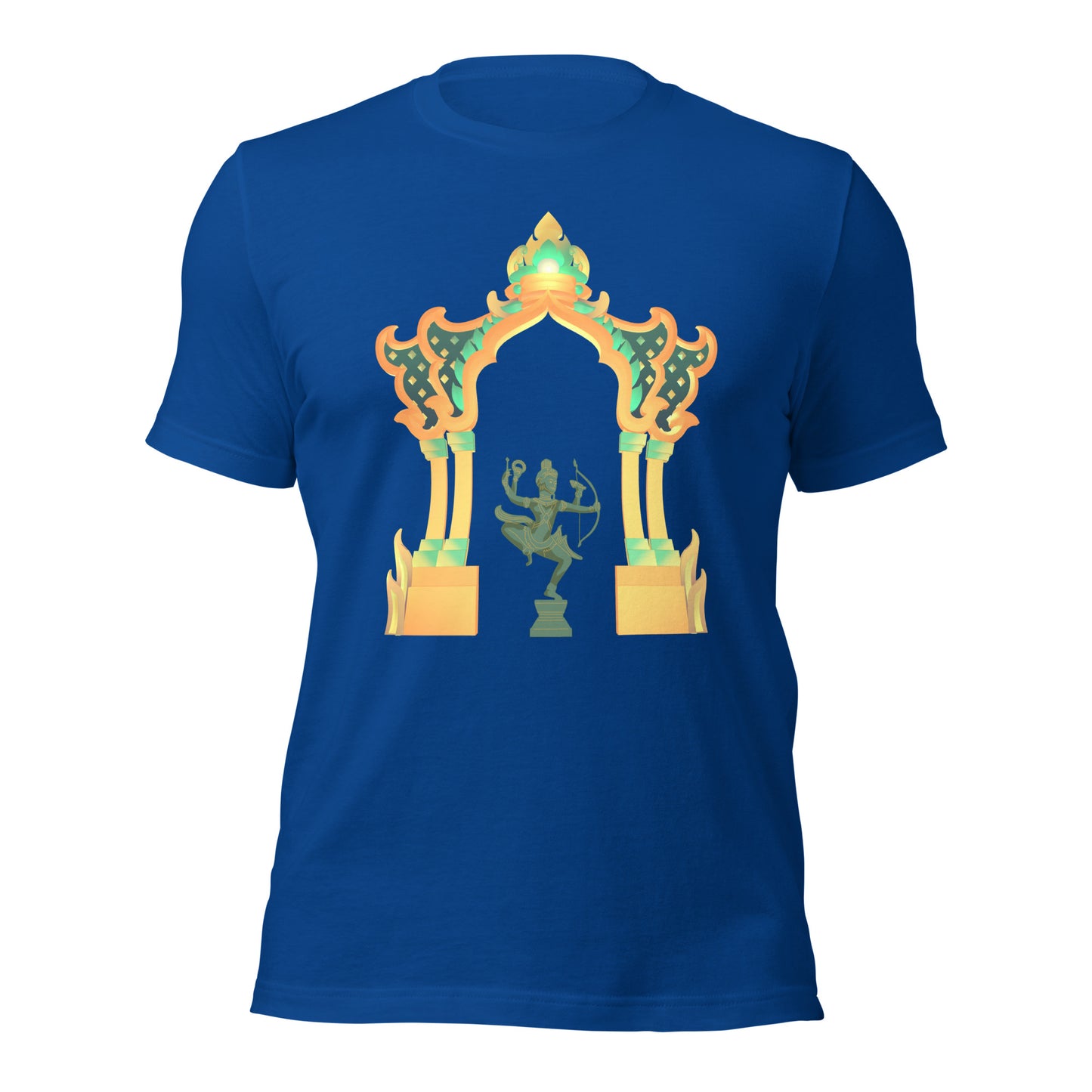 Cambodia Royal Archway Heritage Khmer Art T Shirt Graphic Tee by Passport Outfitters