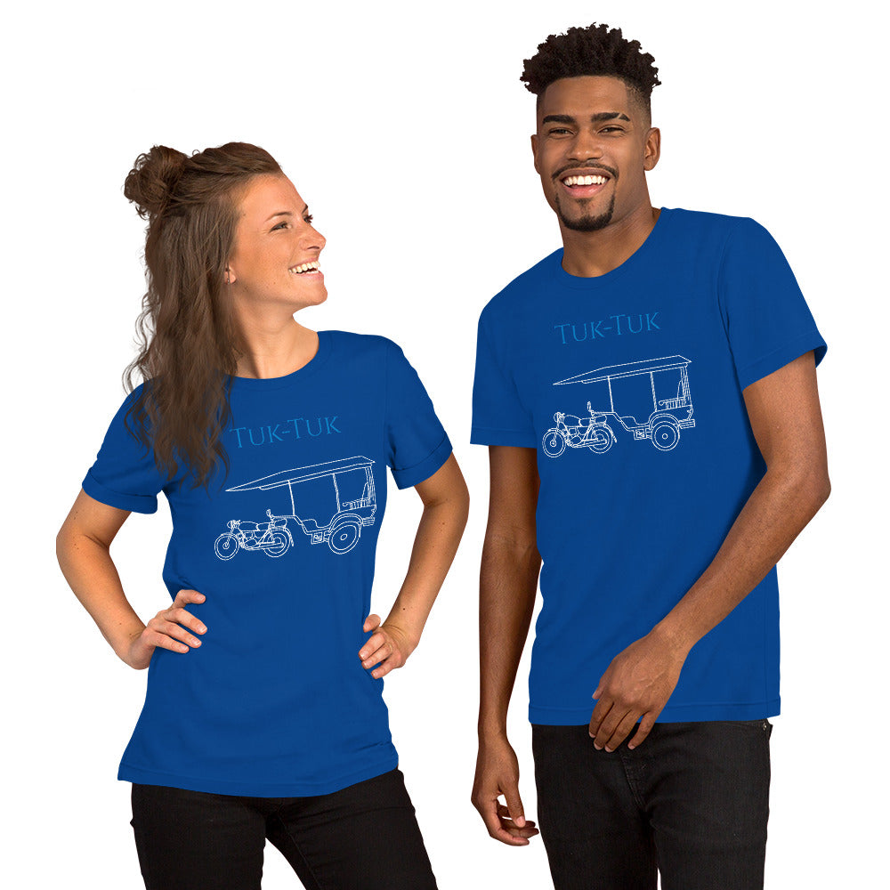 Tuk-Tuk Travel Tee – Royal Blue & White Edition by Passport Outfitters