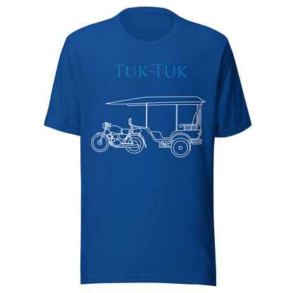 Tuk-Tuk Travel Tee – Royal Blue & White Edition by Passport Outfitters