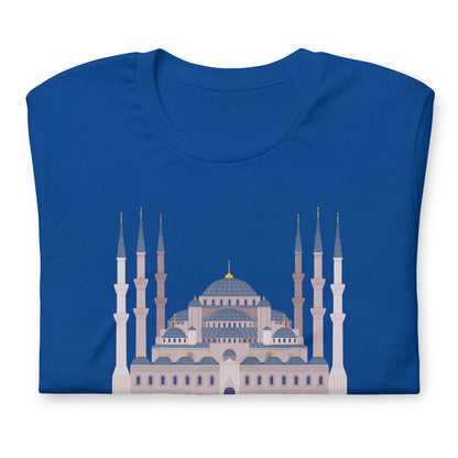 Istanbul Blue Mosque Graphic T-Shirt | Turkey Travel & Architecture Tee by Passport Outfitters