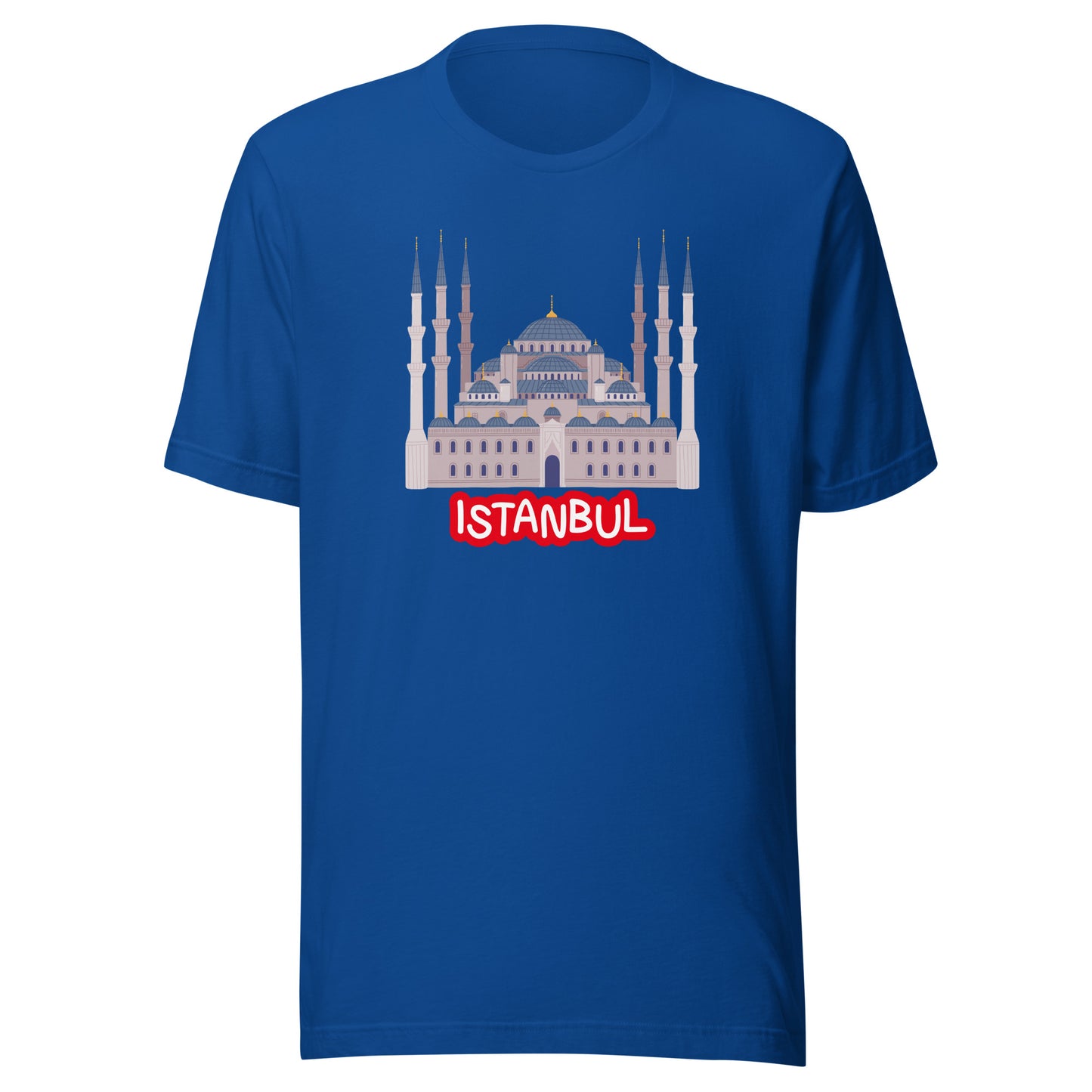 Istanbul Blue Mosque Graphic T-Shirt | Turkey Travel & Architecture Tee by Passport Outfitters