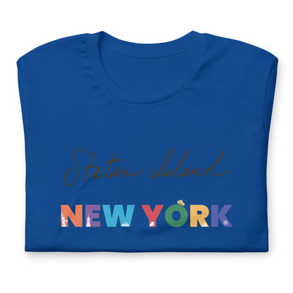 Staten Island New York Unisex t-shirt by Passport Outfitters