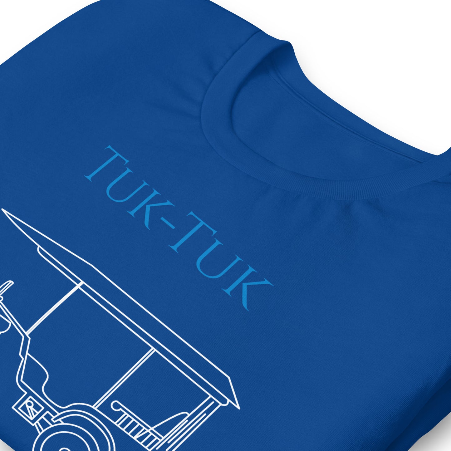 Tuk-Tuk Travel Tee – Royal Blue & White Edition by Passport Outfitters