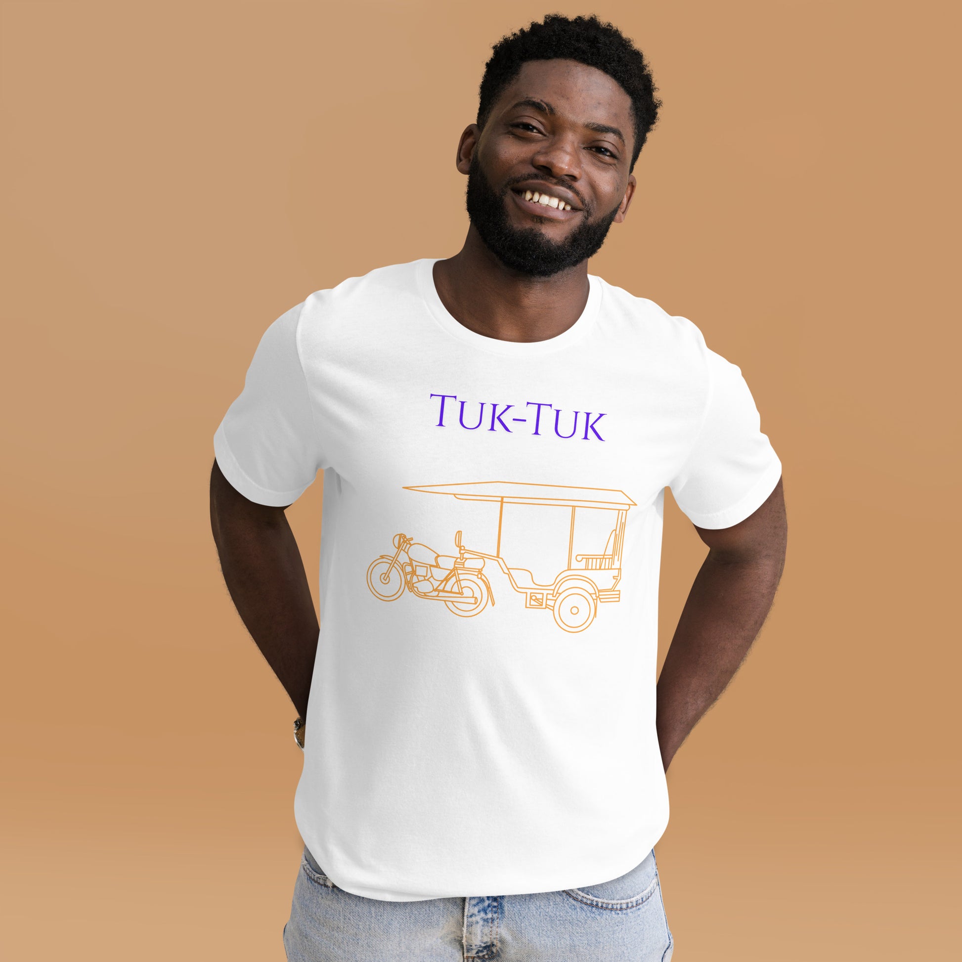 Tuk-Tuk Travel Tee – Imperial Purple & Gold Edition by Passport Outfitters by Passport Outfitters