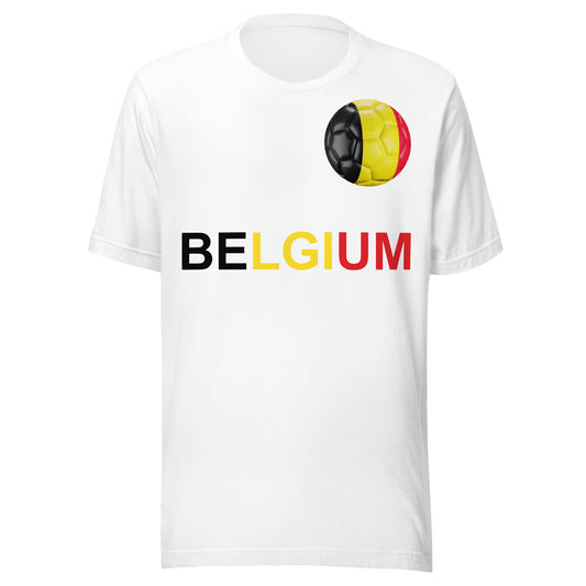 Belgium Soccer Fan T-Shirt – Red Devils Unisex Tee by Passport Outfitters