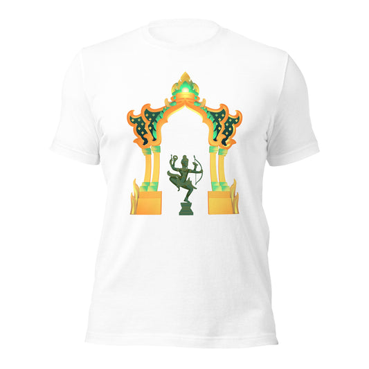 Cambodia Royal Archway Heritage Khmer Art T Shirt Graphic Tee by Passport Outfitters