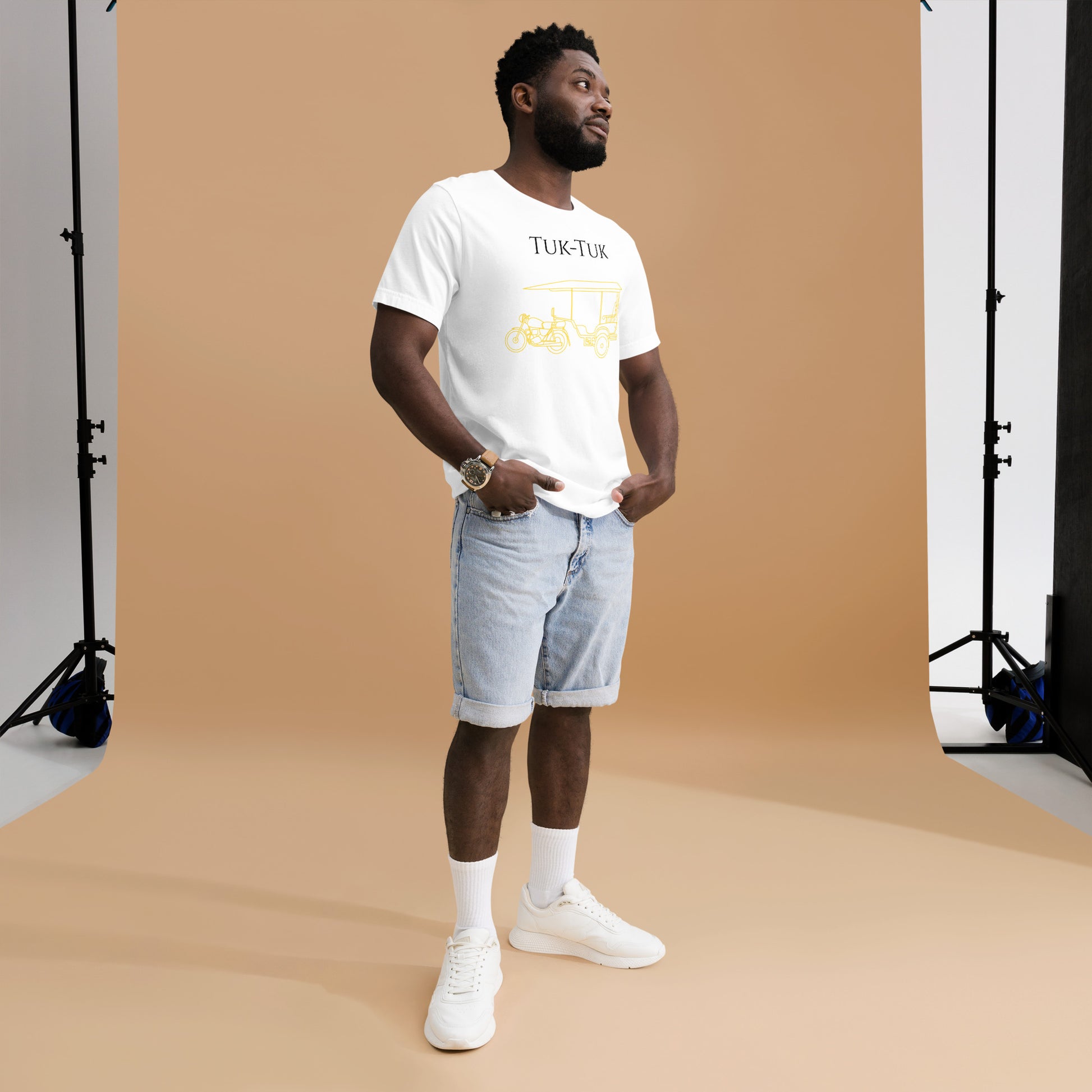 Tuk-Tuk Travel Tee – Heritage Black & Gold Edition by Passport Outfitters by Passport Outfitters