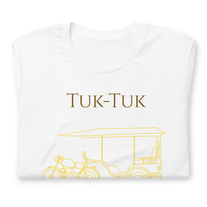 Tuk-Tuk Travel Tee – Charcoal & Gilded Gold Edition by Passport Outfitters by Passport Outfitters