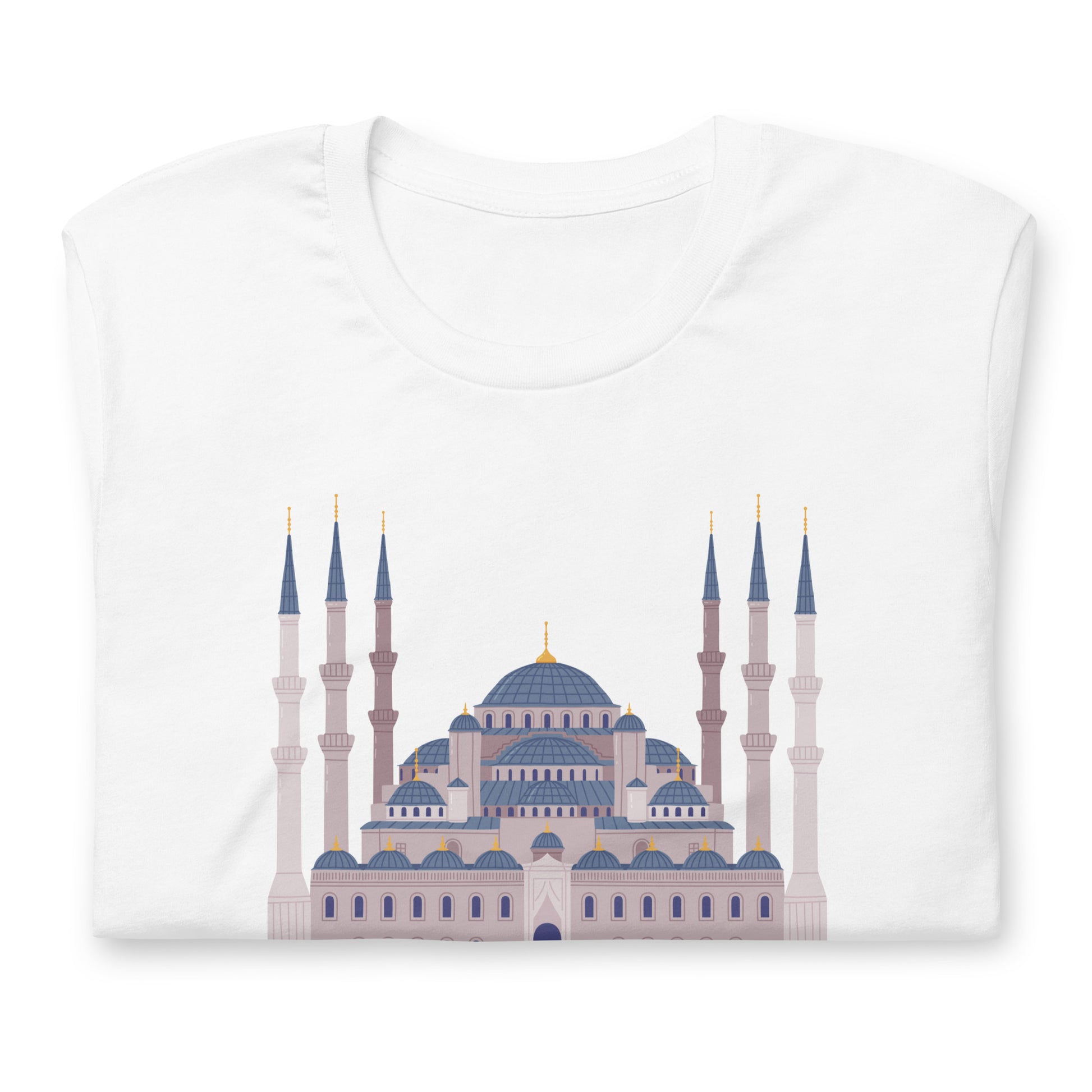 Istanbul Blue Mosque Graphic T-Shirt | Turkey Travel & Architecture Tee by Passport Outfitters