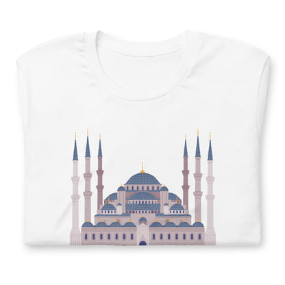 Istanbul Blue Mosque Graphic T-Shirt | Turkey Travel & Architecture Tee by Passport Outfitters