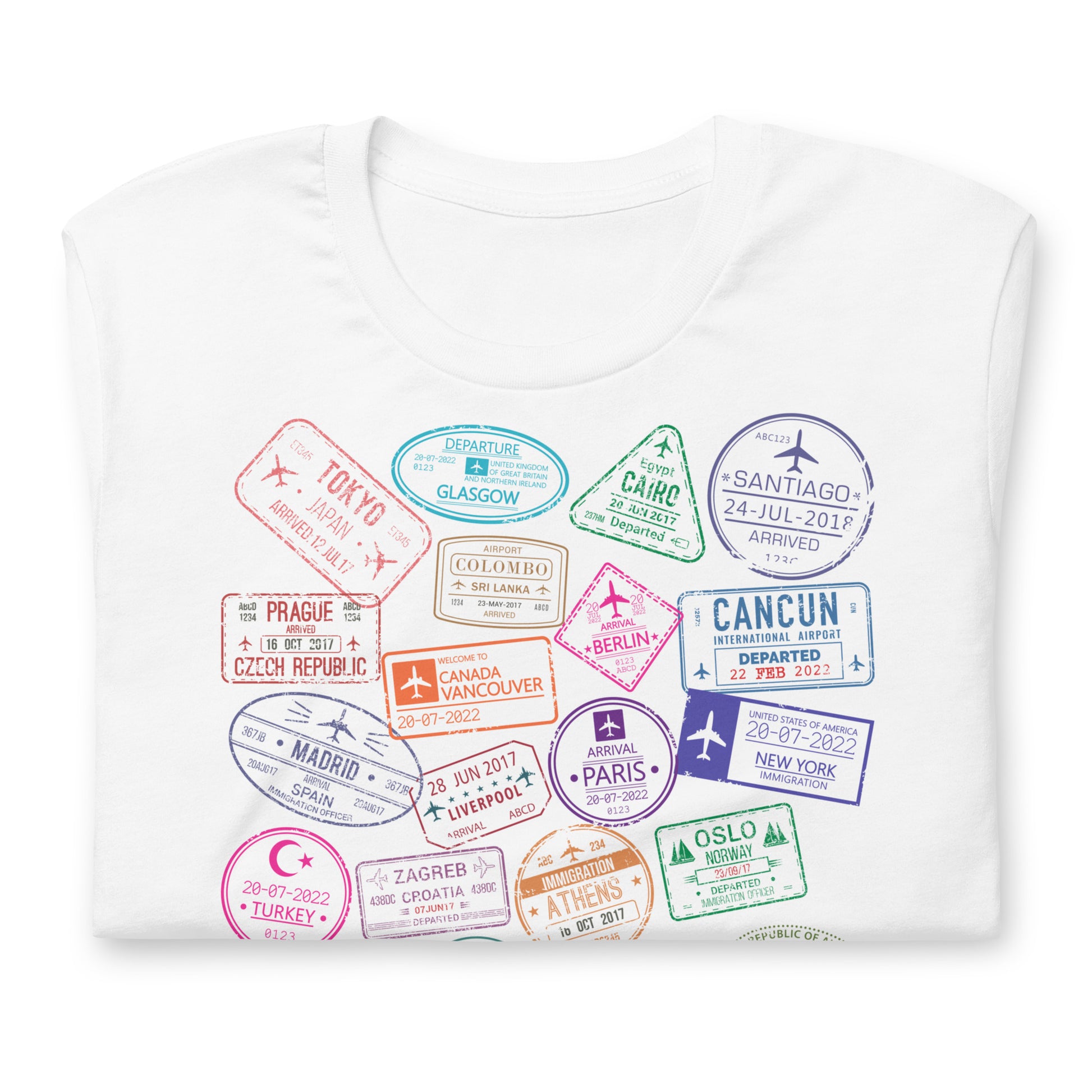 Global Passport Stamps Graphic T-Shirt Series | Travel & Wanderlust Tee by Passport Outfitters