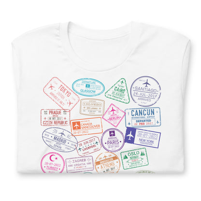 Global Passport Stamps Graphic T-Shirt Series | Travel & Wanderlust Tee by Passport Outfitters