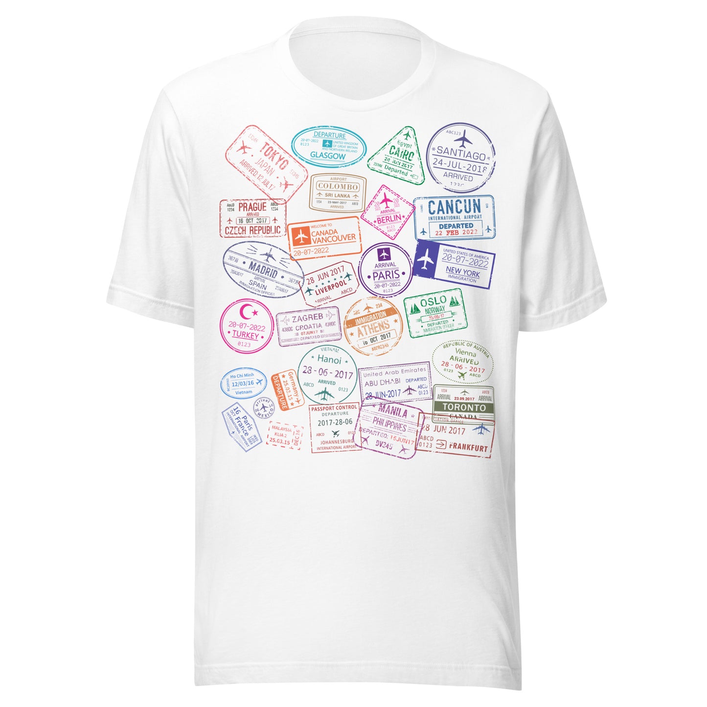 Global Passport Stamps Graphic T-Shirt Series | Travel & Wanderlust Tee by Passport Outfitters