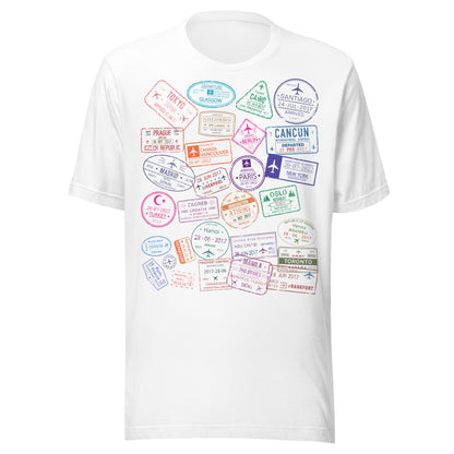 Global Passport Stamps Graphic T-Shirt Series | Travel & Wanderlust Tee by Passport Outfitters