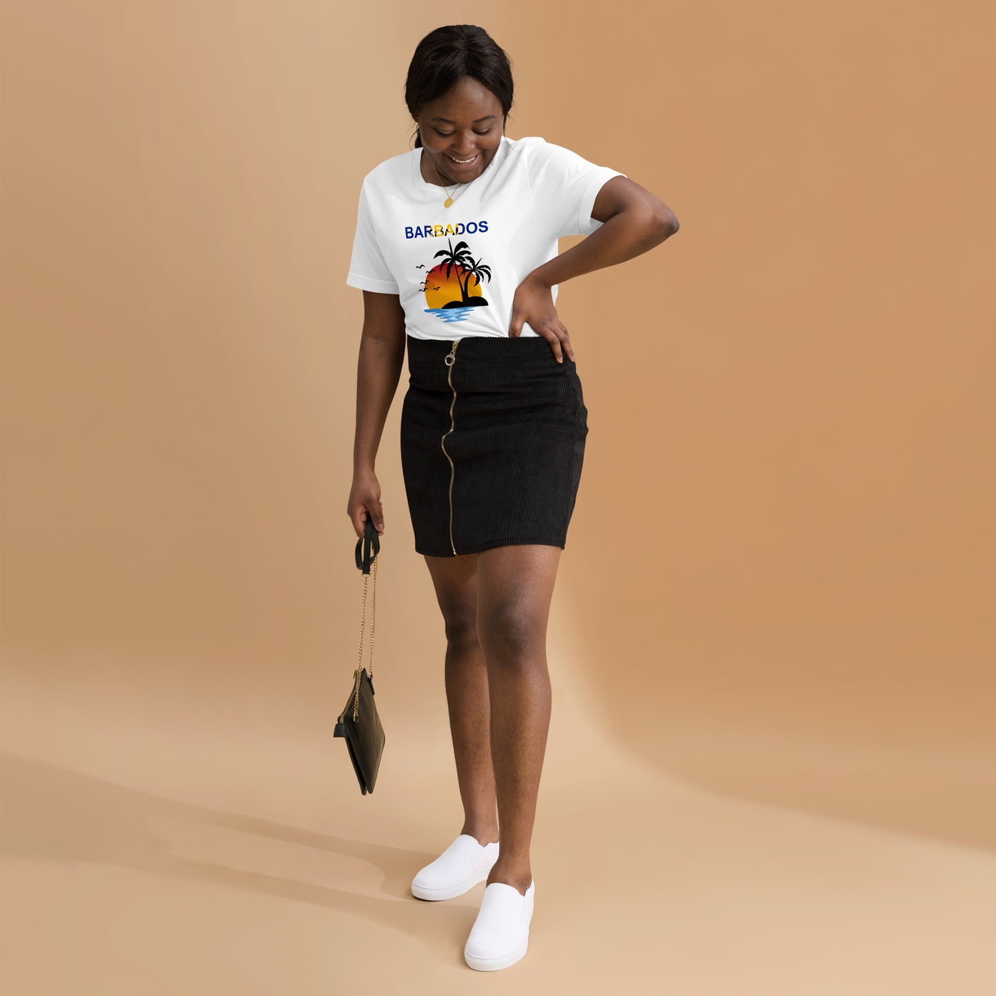 Barbados Island Vibes Unisex Soft Cotton Stretch Shirt by Passport Outfitters