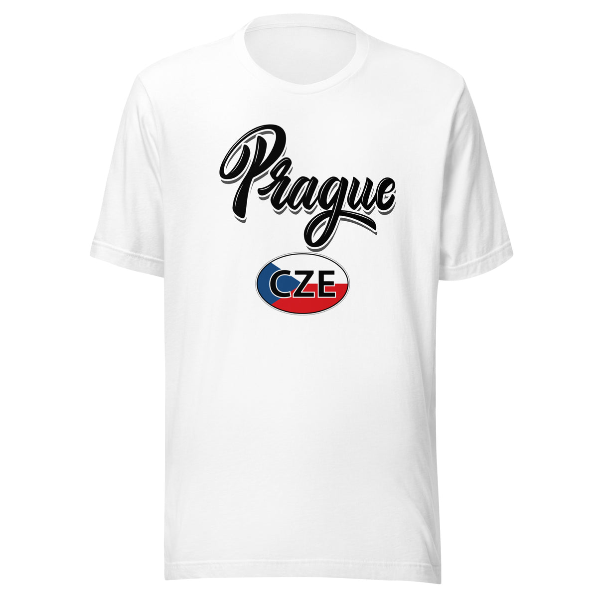 Prague CZE Unisex t-shirt by Passport Outfitters