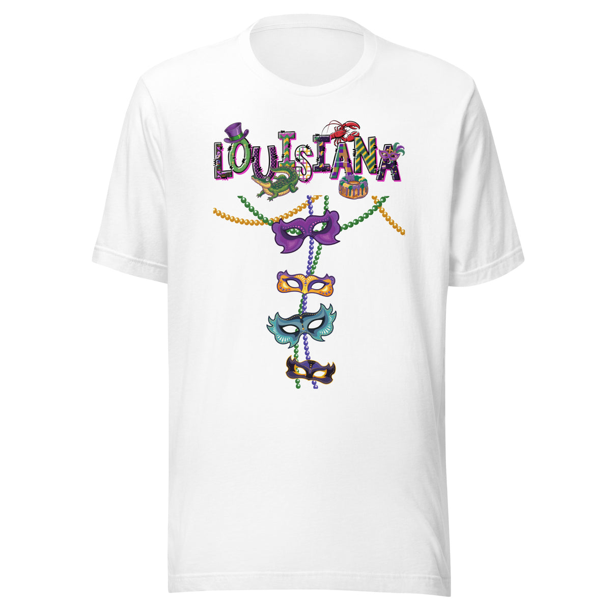 Louisiana Mardi Gras Unisex t-shirt by Passport Outfitters