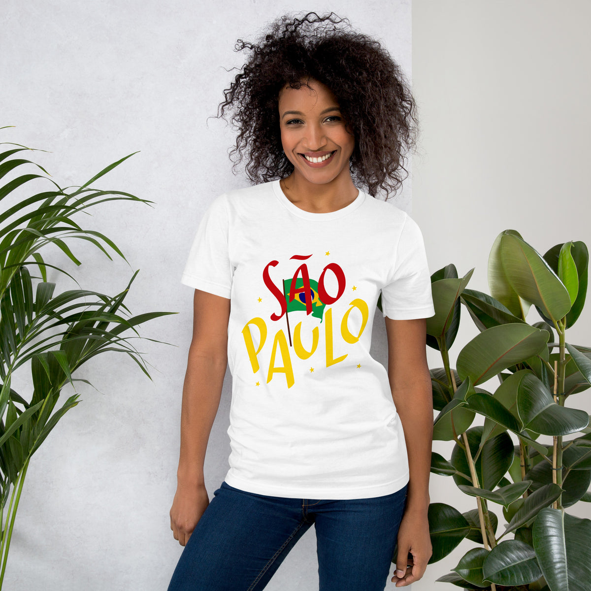 São Paulo Brasil T-Shirt | Brazilian Flag Travel Graphic Tee by Passport Outfitters