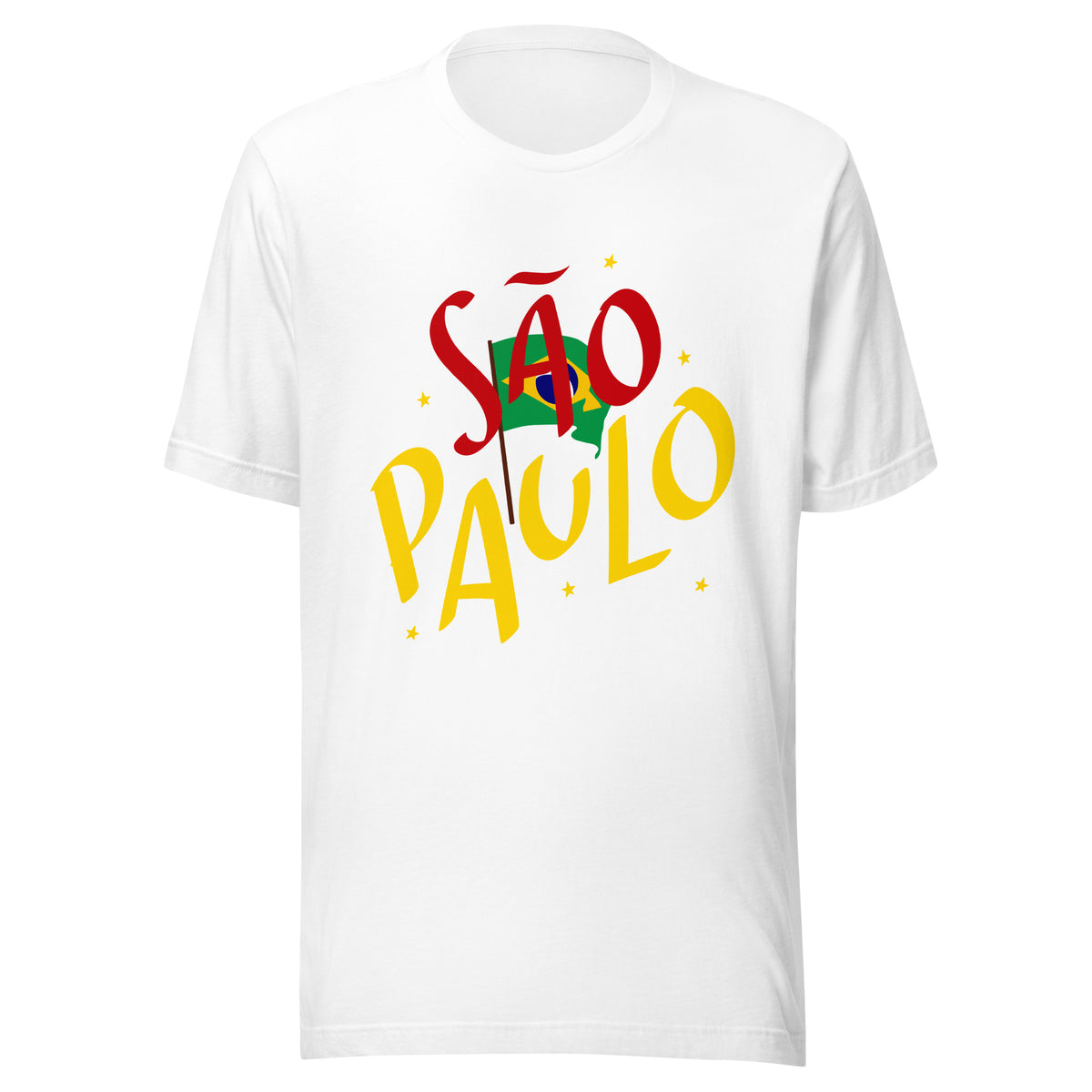 São Paulo Brasil T-Shirt | Brazilian Flag Travel Graphic Tee by Passport Outfitters