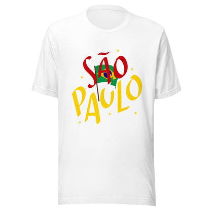 São Paulo Brasil T-Shirt | Brazilian Flag Travel Graphic Tee by Passport Outfitters