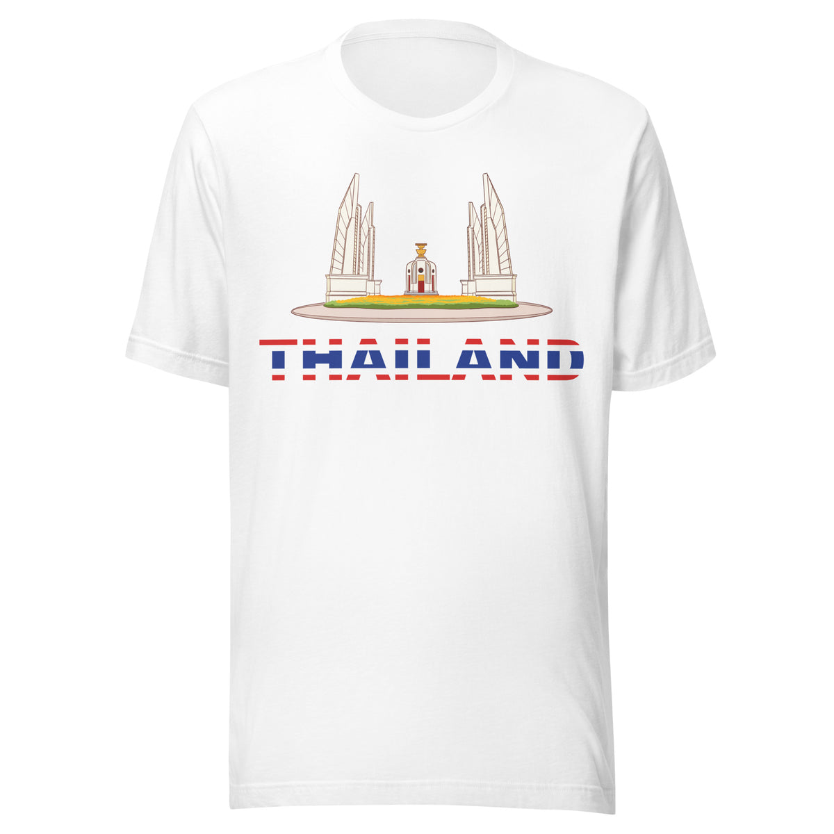 Thailand Democracy Monument Unisex t-shirt by Passport Outfitters
