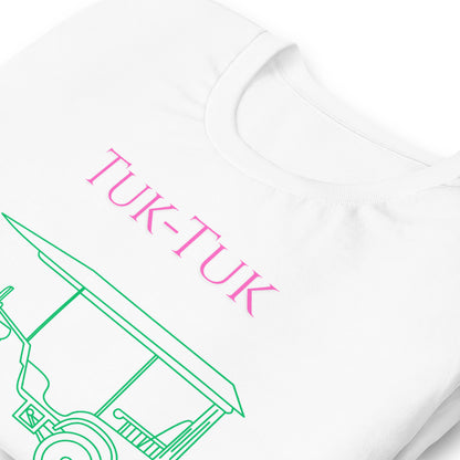 Tuk-Tuk Travel Tee – Pink & Emerald Green Edition by Passport Outfitters