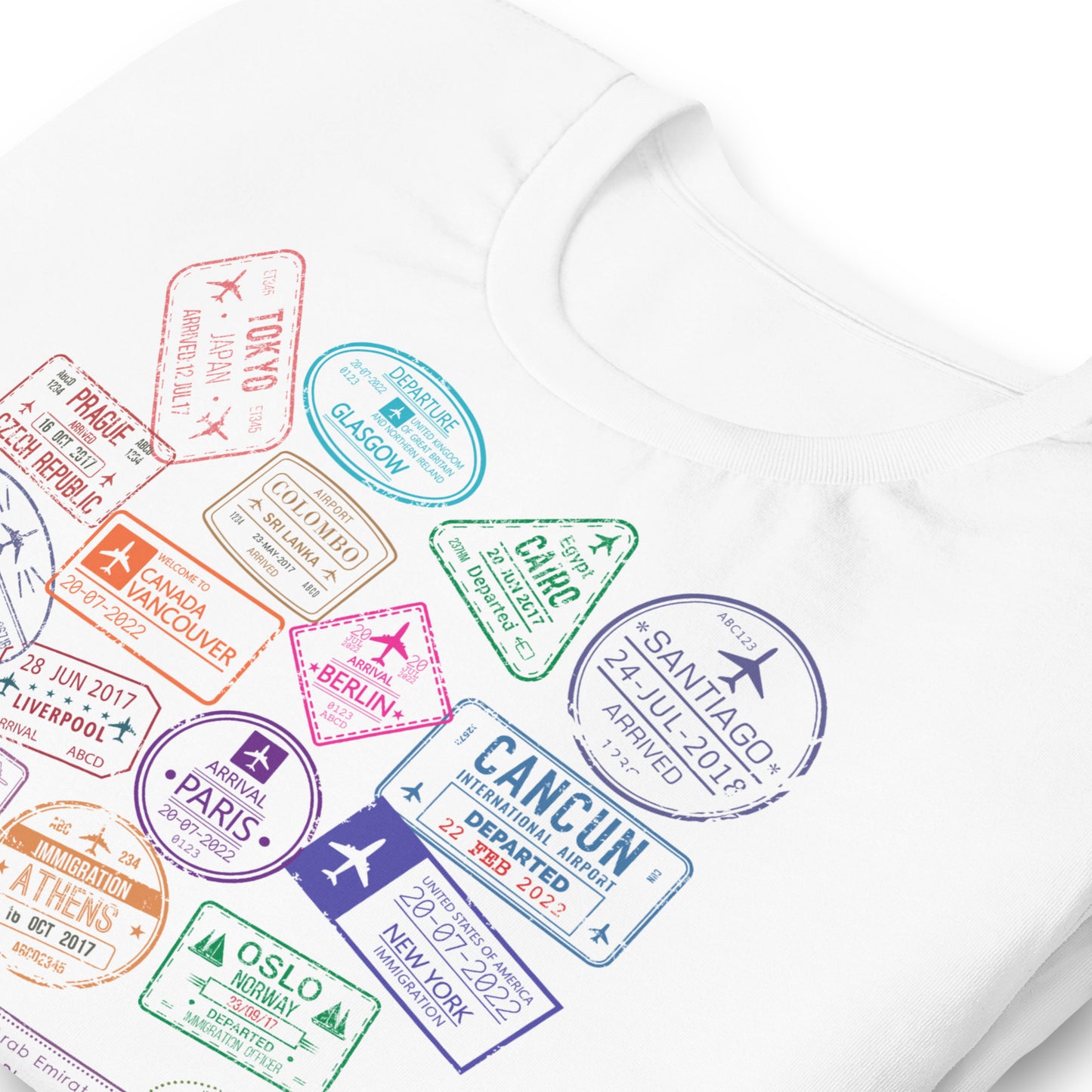 Global Passport Stamps Graphic T-Shirt Series | Travel & Wanderlust Tee by Passport Outfitters
