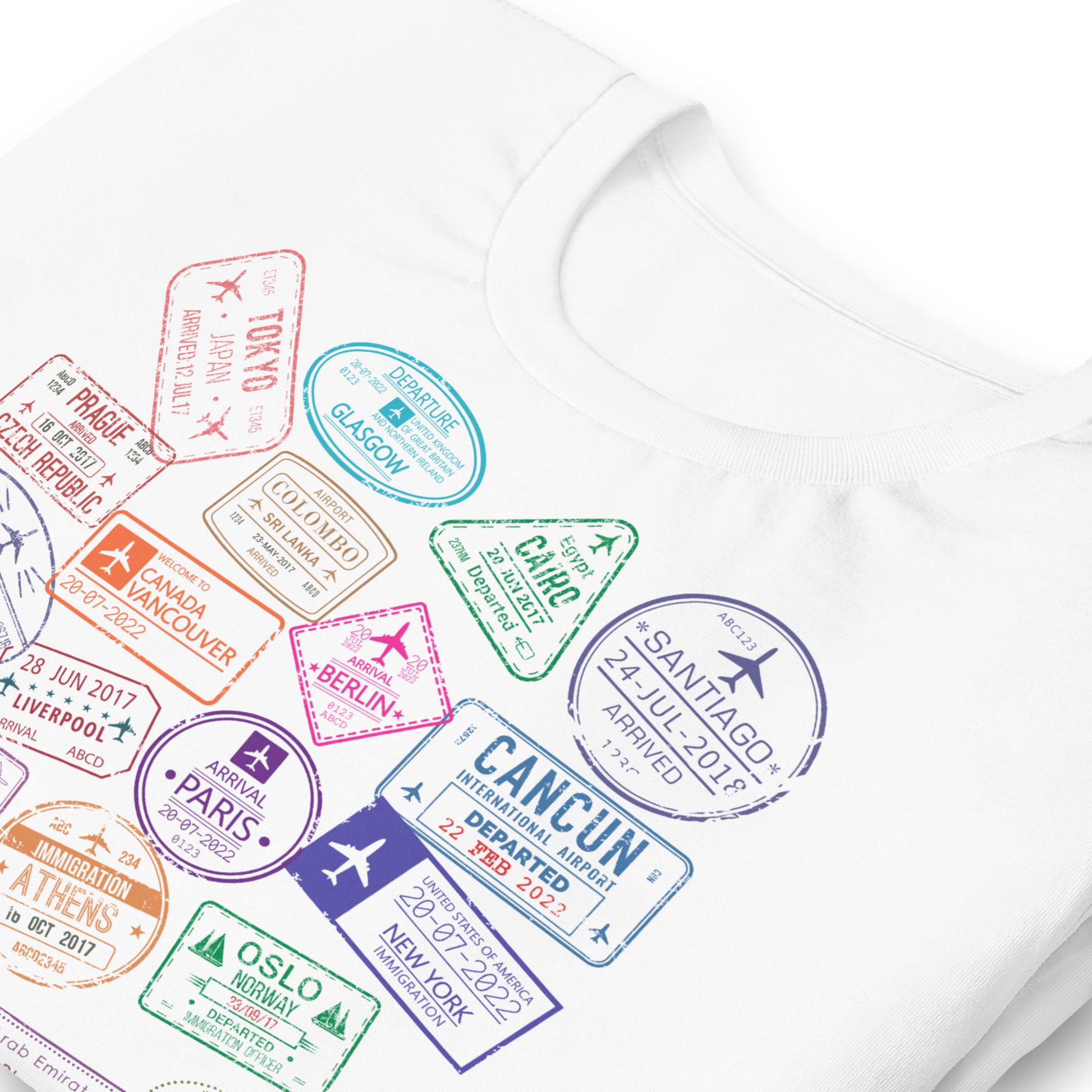 Global Passport Stamps Graphic T-Shirt Series | Travel & Wanderlust Tee by Passport Outfitters