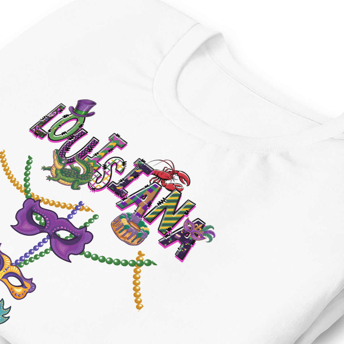 Louisiana Mardi Gras Unisex t-shirt by Passport Outfitters