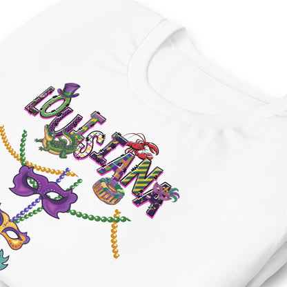 Louisiana Mardi Gras Unisex t-shirt by Passport Outfitters