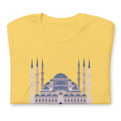 Istanbul Blue Mosque Graphic T-Shirt | Turkey Travel & Architecture Tee by Passport Outfitters