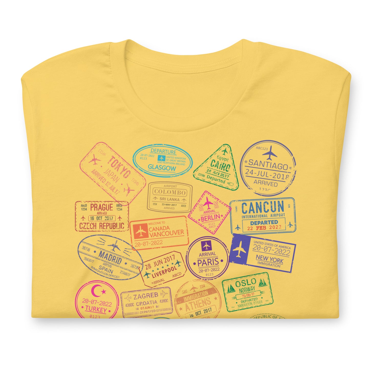 Global Passport Stamps Graphic T-Shirt Series | Travel & Wanderlust Tee by Passport Outfitters