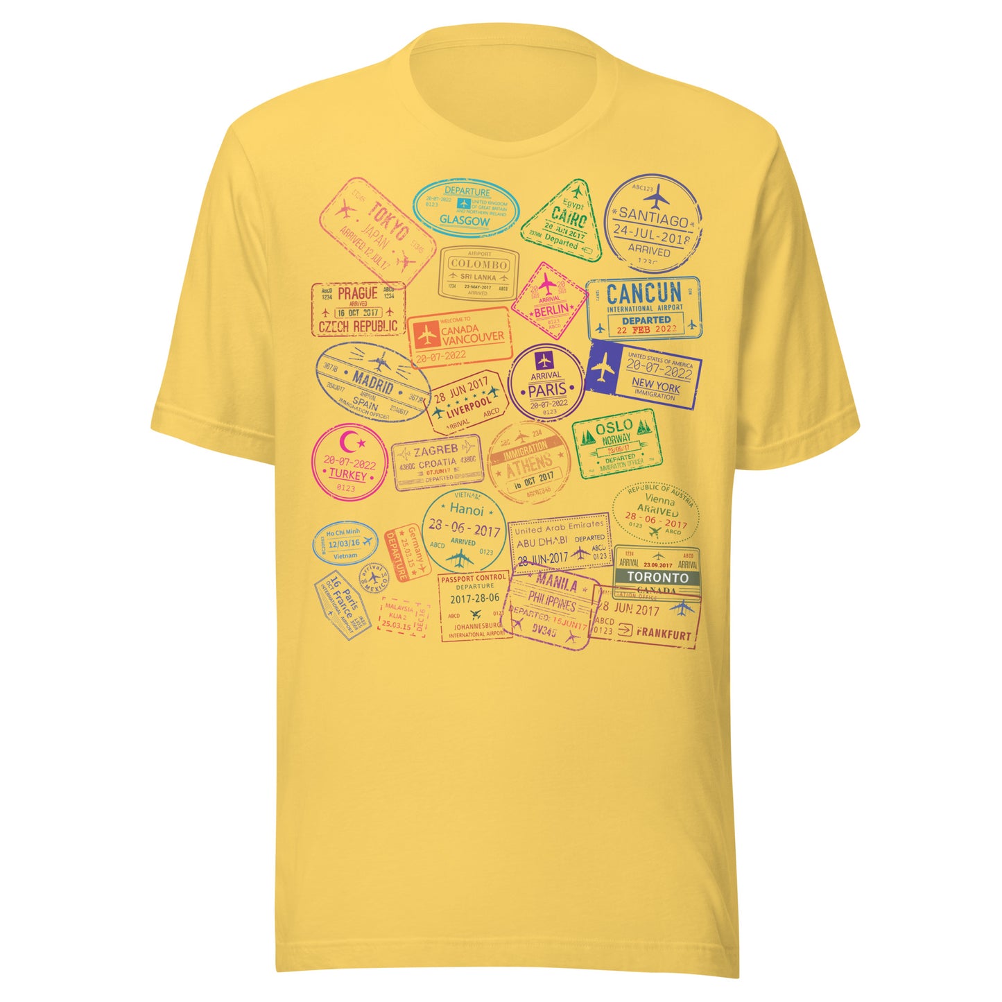 Global Passport Stamps Graphic T-Shirt Series | Travel & Wanderlust Tee by Passport Outfitters