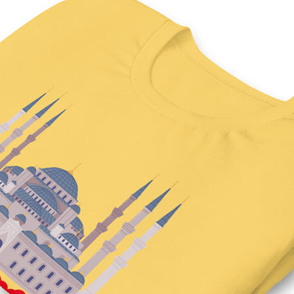 Istanbul Blue Mosque Graphic T-Shirt | Turkey Travel & Architecture Tee by Passport Outfitters
