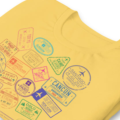 Global Passport Stamps Graphic T-Shirt Series | Travel & Wanderlust Tee by Passport Outfitters
