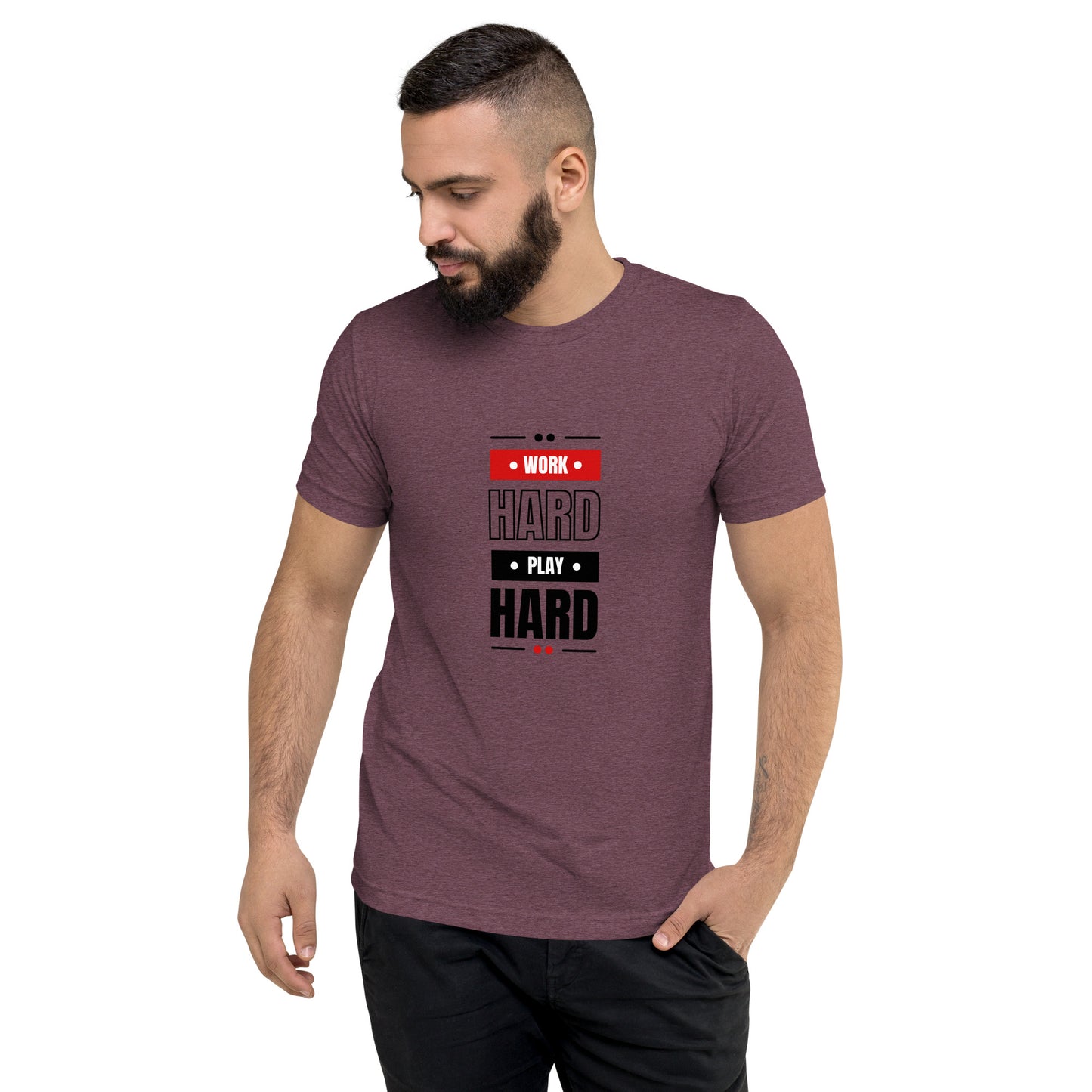 Work Hard Play Hard short sleeve t-shirt