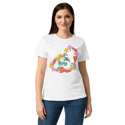 Aloha Hawaii Women’s basic softstyle t-shirt by Passport Outfitters