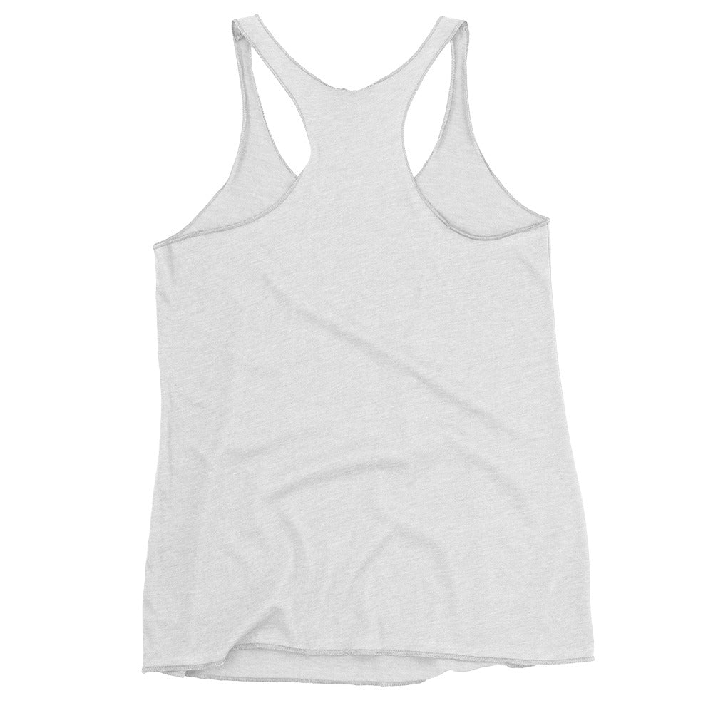 Womens Racerback Tank Top Soft Lightweight Tri Blend Raw Edge Seams by Passport Outfitters