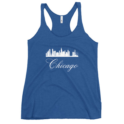 Chicago Women's Racerback Fitness Tank by Passport Outfitters