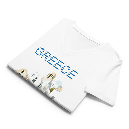 Greece Series Women’s relaxed v-neck t-shirt by Passport Outfitters